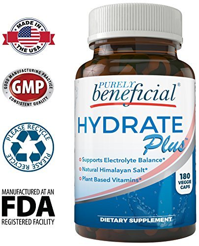 Keto Electrolyte Supplement- All Natural Electrolyte Capsules w/Himalayan Salt for Ketogenic-Low Carb Diet- Energy, ReHydrate & Recover; 180 Capsules Supplement PURELY beneficial 