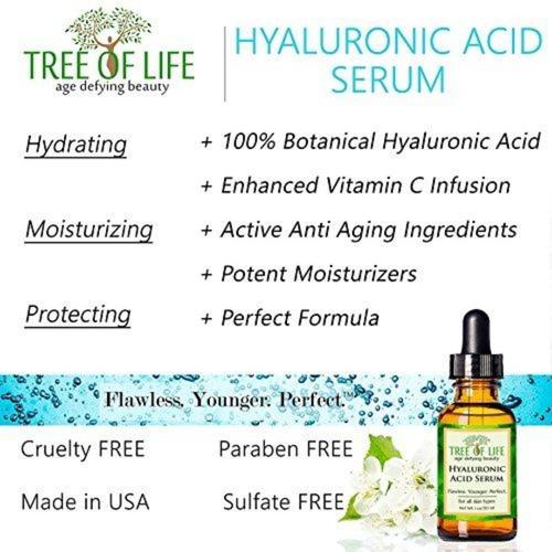 Hyaluronic Acid Serum for Skin Beauty & Health Tree of Life Beauty 