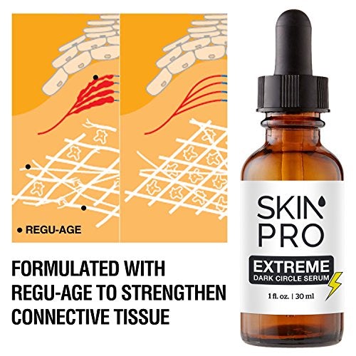 Dark Circle Eye Cream | SkinPro Extreme Under Eye Serum | 35% Reduction in Dark Circles Under the Eyes & Under Eye Puffiness | Medical Grade with Regu-Age Patented Peptide Skin Care SkinPro 