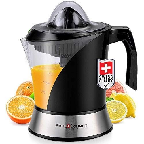 Pohl+Schmitt Deco-Line Citrus Juicer Machine Extractor - Large Capacity 34oz (1L) Easy-Clean, Featuring Pulp Control Technology BPA Free Kitchen POHL SCHMITT 