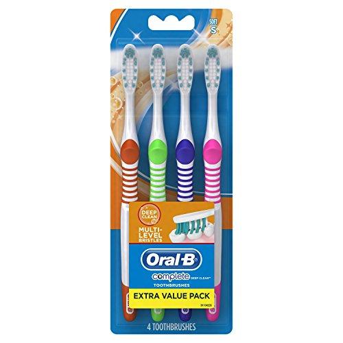 Oral-B 40 Soft Bristles Complete Deep Clean Toothbrush, 4 Count Toothbrush Oral B 