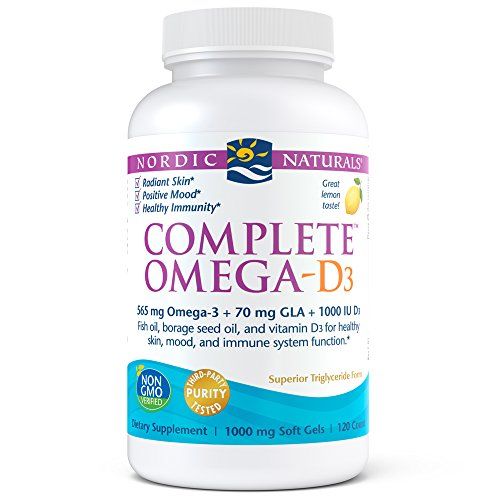 Nordic Naturals - Complete Omega-D3, Additional Bone, Mood, and Immune Support, 120 Soft Gels Supplement Nordic Naturals 
