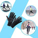 OZERO Driving Gloves for Men, Winter Warm Bike Glove for Smart Phone Texting with Non-Slip Silicone Gel - Thermal Cotton - Windproof and Waterproof for Running, Cycling - Black (X-Large) Outdoors OZERO 