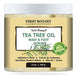 100% Natural Anti Fungal Tea Tree Oil Body & Foot Scrub 12 oz. with Dead Sea Salt - Best for Acne, Dandruff and Warts, Helps with Corns, Calluses, Athlete foot, Jock Itch & Body Odor Skin Care First Botany Cosmeceuticals 