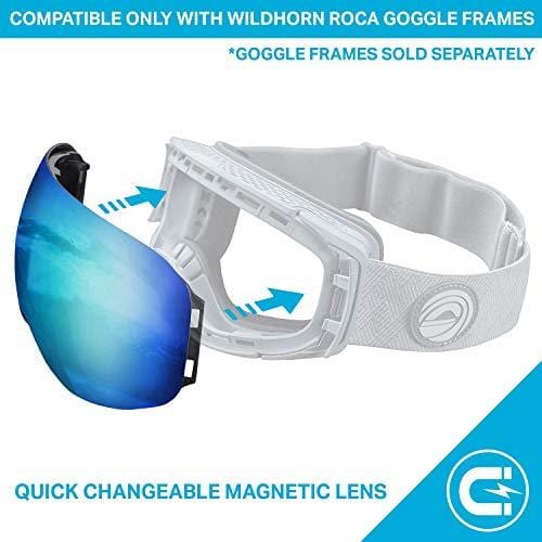 WildHorn Outfitters Roca Extra/Replacement Frameless Snow Goggle Lens Ski WildHorn Outfitters 