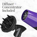 Remington Hair Dryer with Ionic + Ceramic + Tourmaline Technology, Purple, D3190 Hair Dryer Remington 