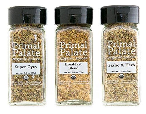 Organic Spices - Everyday AIP Blends 3-Bottle Gift Set Food & Drink Primal Palate Organic Spices 