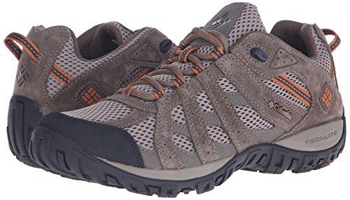 Columbia Men's Redmond Trail Shoe, Pebble/Dark Ginger, 11.5 M US Men's Hiking Shoes Columbia 