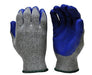 G & F 1511M-DZ Rubber Latex Coated Work Gloves for Construction, Blue, Crinkle Pattern, Men's Medium (Sold by dozen, 12 Pairs) Tools G & F Products 