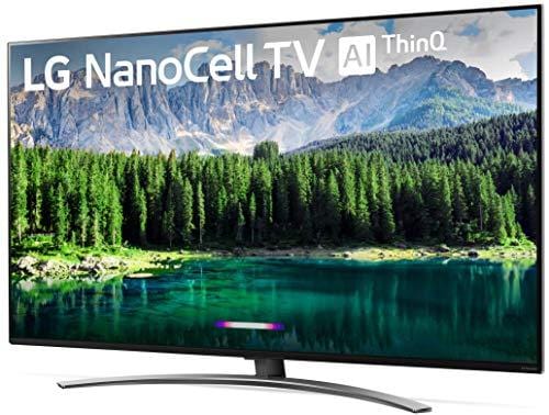LG 55SM8600PUA Nano 8 Series 55" 4K Ultra HD Smart LED NanoCell TV (2019), Black Home Entertainment LG 