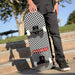 Magneto Kids Skateboard | Maple Deck with Components - Designed for Kids and Teens (Checkered) Sports Magneto 