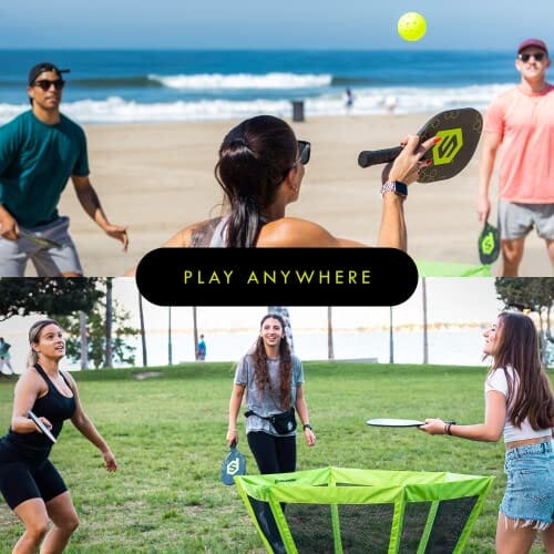 PaddleSmash - Exciting Outdoor Game for The Yard, Beach, Park, Tailgate, Lawn, Backyard, Indoors - Fun Game for Adults & Family Sports PaddleSmash 