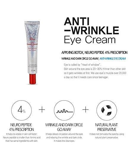 [TROIAREUKE] Anti- Wrinkle Eye Cream 25ml / peptide cream, wrinkle care, dark circle Skin Care TROIAREUKE 