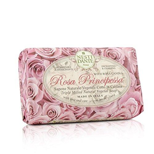 Nesti Dante Le Rose Collection, Rosa Principessa, 150 g/5.3 Ounce Natural Soap Nesti Dante 