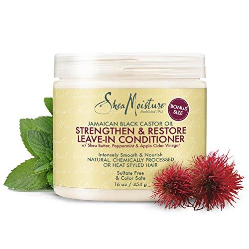 Shea Moisture Strengthen & Restore Leave-In Conditioner 16 oz (Pack of 2) Hair Care Shea Moisture 