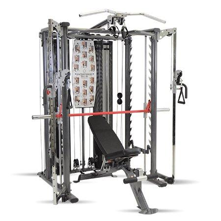 Smith System/Cage System/Functional Trainer (All in One Gym) (Inspire SCS System (With Bench)) Sport & Recreation Inspire Fitness 