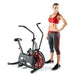 Marcy Fan Exercise Bike with Air Resistance System – Red and Black – NS-1000 Sports Marcy 