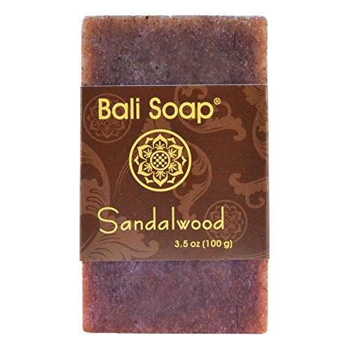 Bali Soap - Sandalwood Natural Soap Bar, Face or Body Soap Best for All Skin Types, For Women, Men & Teens, Pack of 6, 3.5 Oz each Natural Soap Bali Soap 