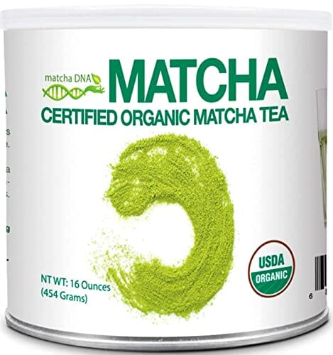 MATCHA DNA Certified Organic Matcha Green Tea Powder (16 oz TIN CAN) Grocery MATCHA DNA 