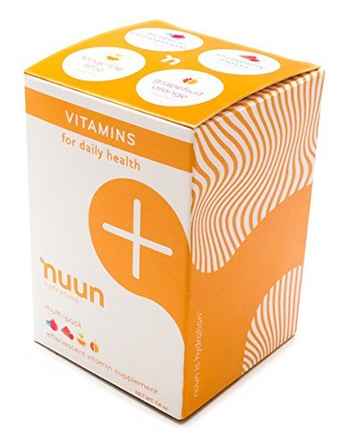 Nuun Hydration: Vitamin + Electrolyte Drink Tablets, Mixed Fruit Flavor Pack, Box of 4 Tubes (48 servings), Enhanced for Energy and Daily Health Supplement Nuun 