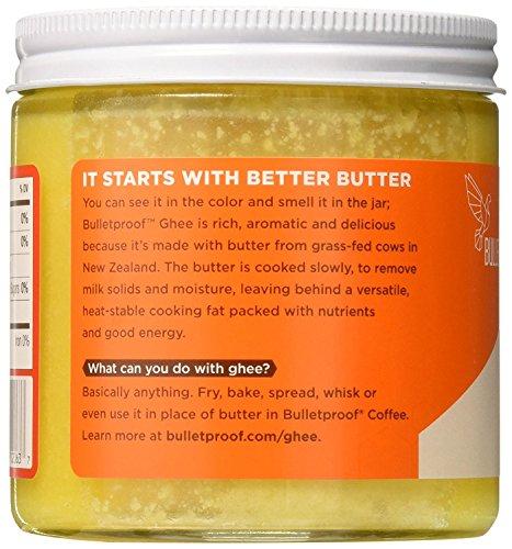Bulletproof Grass-Fed Ghee, Quality Fat from Pasture-Raised Cows (13.5 Ounces) Supplement Bulletproof 