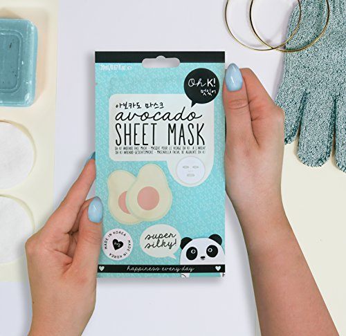 Oh K! Facial Sheet Mask, Avocado Skin Care Oh K! 