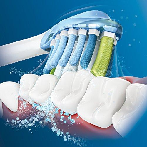 Philips Sonicare Premium Plaque Control replacement toothbrush heads, HX9044/65, Smart recognition, White 4-pk Brush Head Philips Sonicare 