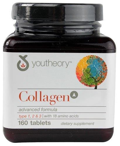 Youtheory Collagen Advanced Formula Types 1 2 and 3 160 Tablets ( 3-Pack) Supplement Youtheory 