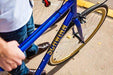 Schwinn Kedzie Single-Speed Fixie Road Bike, Lightweight Frame for City Riding, Blue Outdoors Schwinn 