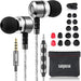 Sephia SP3060VC Earbuds, in Ear Wired Headphones with Microphone and Volume Control, Deep Bass, Noise Isolating Earphones for iPhone, iPad, Samsung Cell Phones and Tablets Electronics sephia 