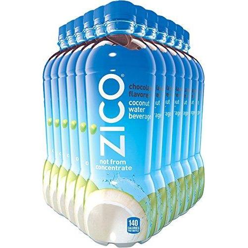 Zico Coconut Water, Chocolate, 16.9 Ounce (Pack of 12) Food & Drink Zico Beverages 