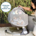 Nova Baby Swing for Infants - Motorized Bluetooth Swing, Music Speaker with 10 Preset Lullabies, Remote Control, Gray - Jool Baby Toy Jool Baby Products 