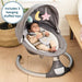 Nova Baby Swing for Infants - Motorized Bluetooth Swing, Music Speaker with 10 Preset Lullabies, Remote Control, Gray - Jool Baby Toy Jool Baby Products 