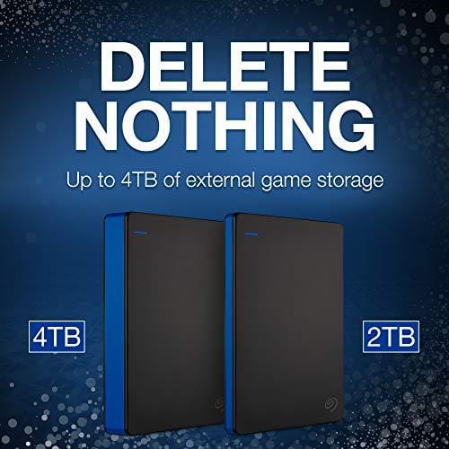 Seagate STGD4000400 Game Drive 4TB External Hard Drive Portable HDD - Compatible with PS4 Personal Computer Seagate 