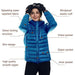 Wantdo Women's Lightweight Packable Hooded Down Coat(Acid Blue, Medium) Ski Wantdo 