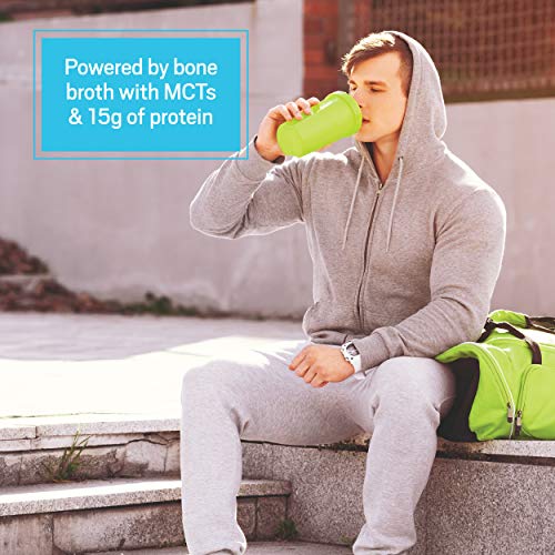 Ancient Nutrition KetoPROTEIN Powder, Keto Diet Supplement, High Quality Low Carb Proteins and Fats from Bone Broth and MCT Oil, Vanilla, 17 Servings, 18.7 oz Supplement Ancient Nutrition 