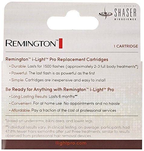 Remington SP6000SB Replacement Cartridge for iLight Pro Hair Removal System (Models IPL6000, IPL6000USB, IPL6000P and IPL6000COS) Beauty Remington 