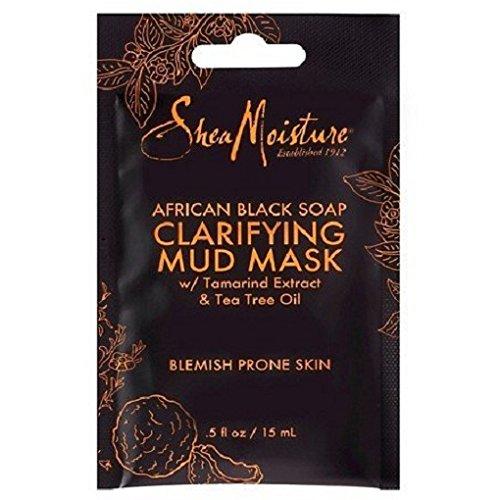 Shea Moisture African black soap clarifying mud mask by shea moisture for unisex mask, 0.5 Ounce Skin Care Shea Moisture 