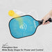YDXIZCQ Pickleball Paddles, Fiberglass Surface, Pickleball Paddle Set of 2 with 2 Indoor Balls, 2 Outdoor Balls, 1 Carry Bag and 2 Wristbands Sports YDXIZCQ 