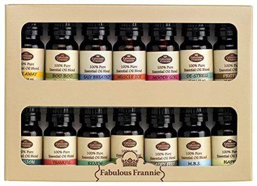 Synergy Essential Oil Blend Beginner Starter Set 14/10ml - 100% Pure Therapeutic Grade - Great for Aromatherapy Essential Oil Fabulous Frannie 