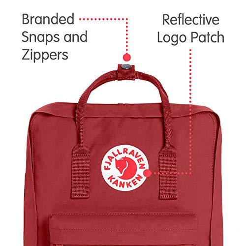 Fjallraven - Kanken Classic Pack, Heritage and Responsibility Since 1960, One Size,Deep Red Backpack Fjallraven 