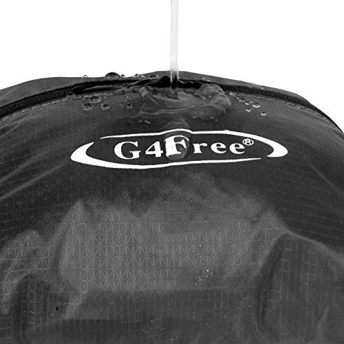 G4Free Ultra Lightweight Packable Backpack Hiking Daypack,Handy Foldable Camping Outdoor Backpack(Black) Backpack G4Free 