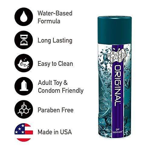 Wet Original Water Based Gel Personal Lubricant, 10.6 oz Lubricant Wet 