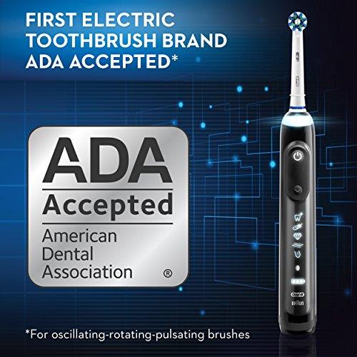 Oral-B Genius Pro 8000 Electronic Power Rechargeable Battery Electric Toothbrush with Bluetooth Connectivity Powered by Braun, Black Electric Toothbrush Oral B 