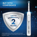 Oral-B Pro 6000 SmartSeries Electronic Power Rechargeable Battery Electric Toothbrush with Bluetooth Connectivity, White, Powered by Braun Electric Toothbrush Oral B 