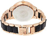 Anne Klein Women's Rose Gold-Tone and Black Bracelet Watch Watch Anne Klein 