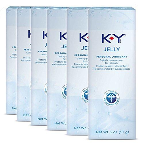 K-Y Jelly Personal Water Based Lubricant, 2 Ounce (Pack of 6) Lubricant K-Y 