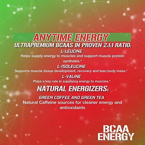 Evlution Nutrition BCAA Energy - High Performance, Energizing Amino Acid Supplement for Muscle Building, Recovery, and Endurance, Cherry Limeade (30 Servings) Supplement Evlution 