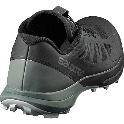 Salomon Sense Pro 3 Trail Running Shoe - Men's Black/Urban Chic/Monument, US 13.0/UK 12.5 Men's Trail Shoes Salomon 