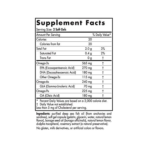 Nordic Naturals Proefa 1000 Mg Soft-gels, Lemon Flavor, 180 Count Supplement Nordic Naturals 